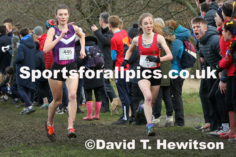 Womens long race  2020 BUCS Cross Country Champs., Edinburgh.  Photo: David T. Hewitson/Sports for All Pics